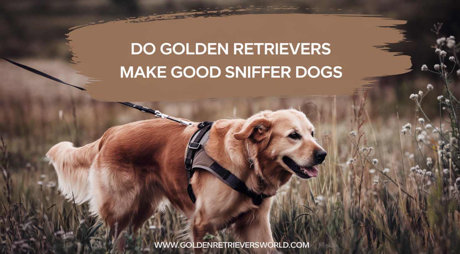 Golden Retrievers as Sniffer Dogs in the Law Enforcement – Can They Work?